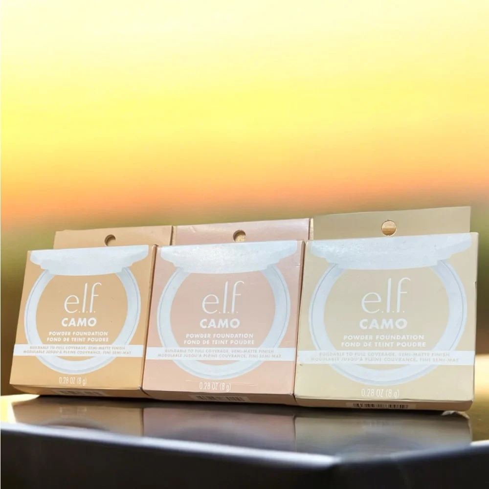 ELF Camo Foundation Bundle Of 3 Light Colored NWT